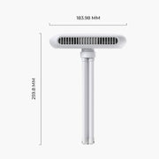 Handheld Mini USB Charging Desktop Portable Stroller Octopus Fan(White)