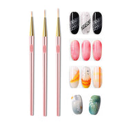 3 In 1 Electric Plating Rod Manicure Pencil(Rose Gold)