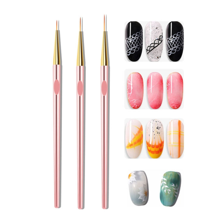 3 In 1 Electric Plating Rod Manicure Pencil(Rose Gold)