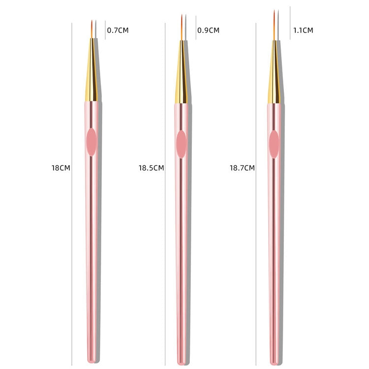 3 In 1 Electric Plating Rod Manicure Pencil(Rose Gold)