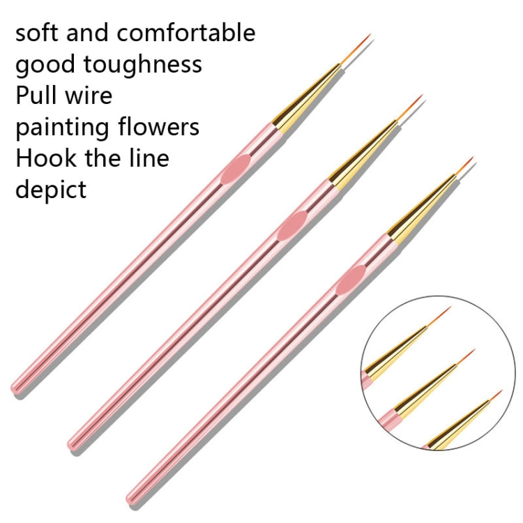 3 In 1 Electric Plating Rod Manicure Pencil(Rose Gold)