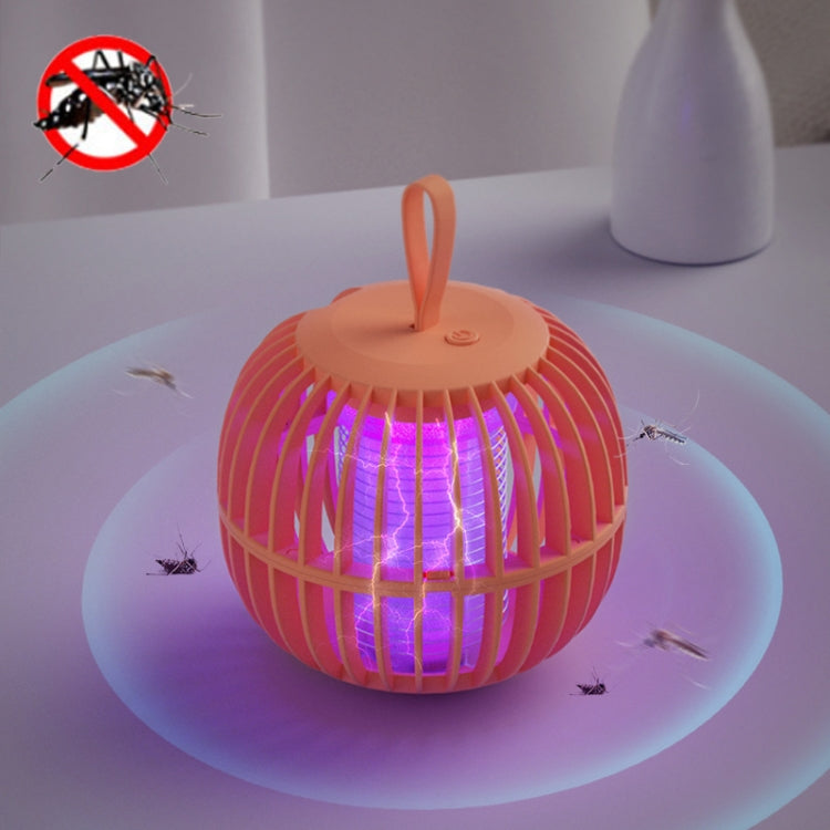 Pumpkin Night Light Mosquito Lamp USB Portable Shock Mosquito Trap(Orange)