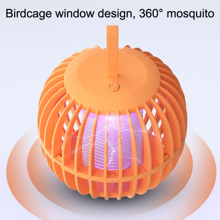 Pumpkin Night Light Mosquito Lamp USB Portable Shock Mosquito Trap(Orange)