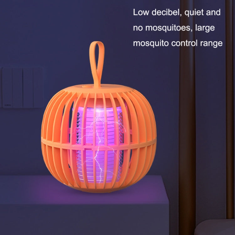 Pumpkin Night Light Mosquito Lamp USB Portable Shock Mosquito Trap(Orange)