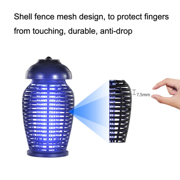 Outdoor Water-resistant Mosquito Repellent Restaurant Hotel Fly Flyer Catcher, Plug Specification: US Plug(Black)