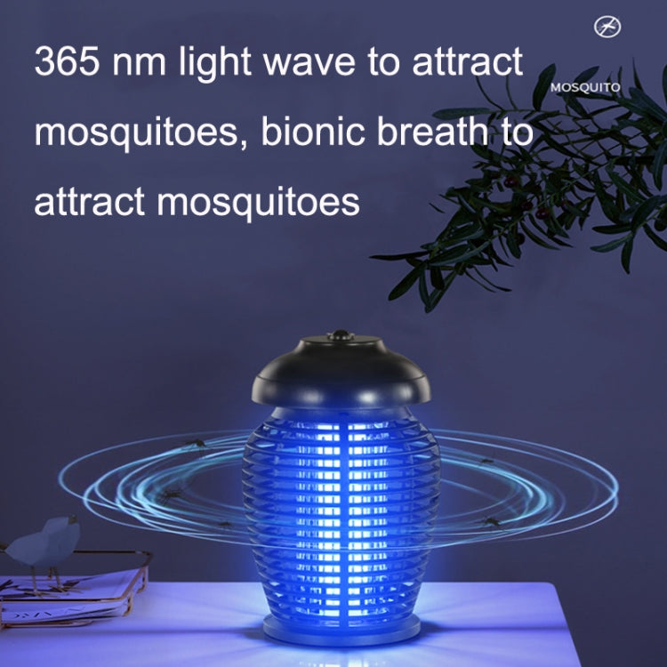 Outdoor Water-resistant Mosquito Repellent Restaurant Hotel Fly Flyer Catcher, Plug Specification: US Plug(Black)