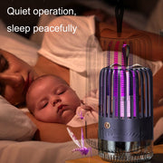 BG-005 Cage Shock Inhalation USB Mute Mosquito Repellent, Style: Dircet Charging Model(White)