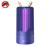 Household Photocatalyst Mosquito Killer Interior USB Mute Shock Mosquito Lamp(Gemstone Blue)