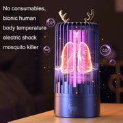 Household Photocatalyst Mosquito Killer Interior USB Mute Shock Mosquito Lamp(Gemstone Blue)