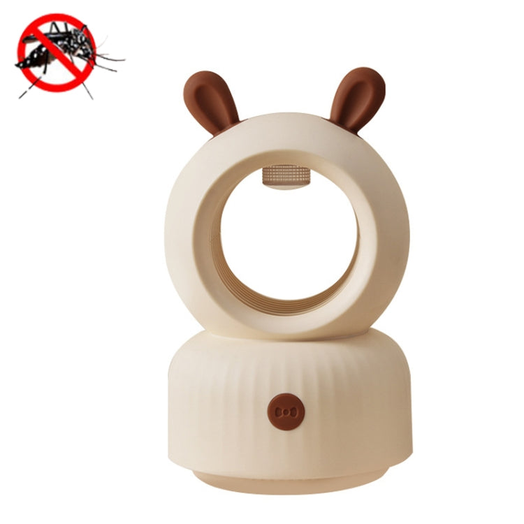 JM-008 Cute Pet Mosquito Lamp Inhalation USB Home Indoor Mute Mosquito Repellent(Beige)