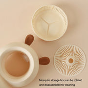 JM-008 Cute Pet Mosquito Lamp Inhalation USB Home Indoor Mute Mosquito Repellent(Beige)