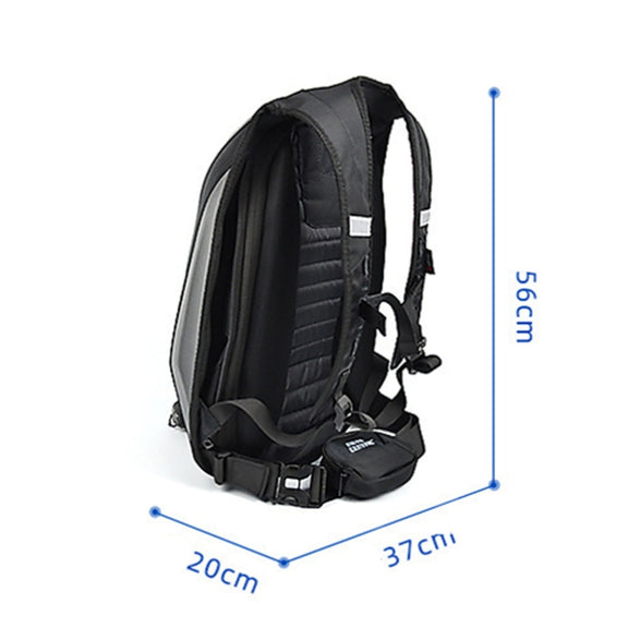 MOTOCENTRIC 11-MC-0077 Motorcycle EVA Turtle Shell Shape Riding Backpack(Blue)
