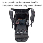 MOTOCENTRIC 11-MC-0077 Motorcycle EVA Turtle Shell Shape Riding Backpack(Blue)
