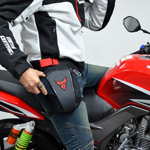 MOTOCENTRIC 11-MC-0105 Motorcycle Riding Leg Bag Waist Bag(Red)