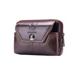 BULL CAPTAIN  Leather Multifunctional Waist Bag For Men(Brown-04) - free shipping - PMC TechLife - Order now!