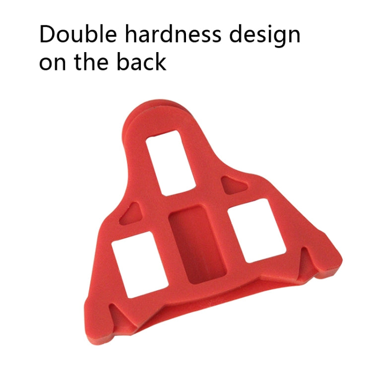 1pair Bicycle Pinch Group Combination Screw Highway Car Riding Shoes Bicycle Lock Tablet(Red)