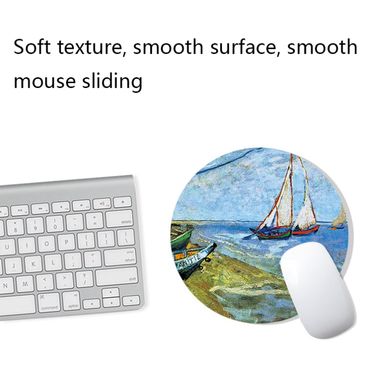 400x900x4mm Locked Am002 Large Oil Painting Desk Rubber Mouse Pad(Iris)