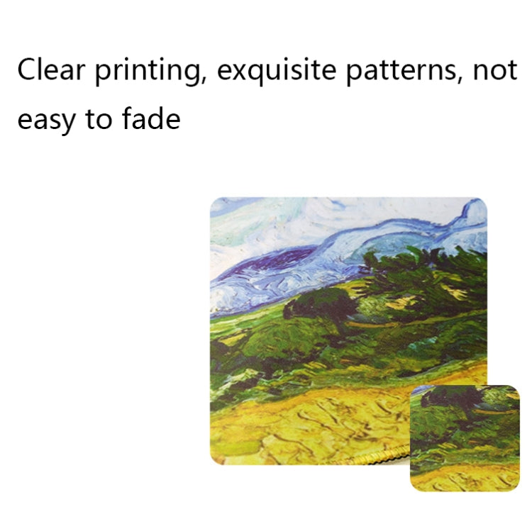 400x900x4mm Locked Am002 Large Oil Painting Desk Rubber Mouse Pad(Iris)