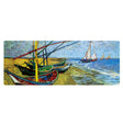 400x900x5mm Locked Am002 Large Oil Painting Desk Rubber Mouse Pad(Seaside Boat) - Mouse Pads by PMC TechLife | Online Shopping South Africa | PMC TechLife | Buy Now Pay Later Mobicred