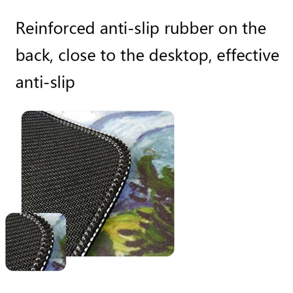 400x900x5mm Locked Am002 Large Oil Painting Desk Rubber Mouse Pad(Starry Night)