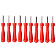 10 PCS Car Tire Electric Vehicle Valve Cap Bicycle Valve Core Switch, Style: Single Head Short