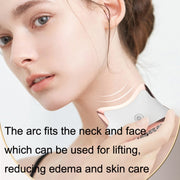 SM-2102 EMS Color Light Meridian Dredging Scraping Massager(White Gold)