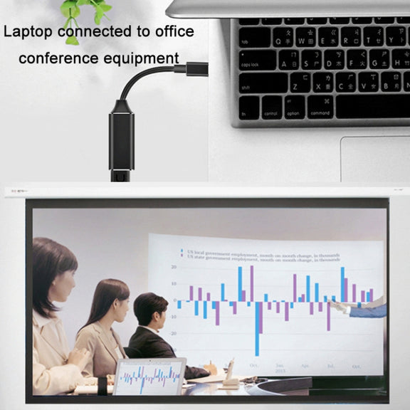 TYPE-C USB3.1 to HDMI HD 4K Converter(Silver)