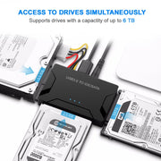 USB3.0 To SATA / IDE Easy Drive Cable External Hard Disk Adapter, Specification: AU  Plug