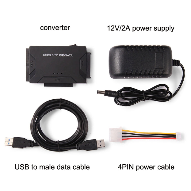 USB3.0 To SATA / IDE Easy Drive Cable External Hard Disk Adapter, Specification: AU  Plug