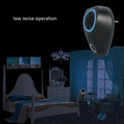Snowflake Ultrasonic Mosquito Repellent Mouse Repellent, Specification: EU Plug(Black)