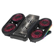 NUOXI Q6 RGB Lighting Effect Laptop Radiator with Phone Holder(Red) - free shipping - PMC TechLife - Order now!