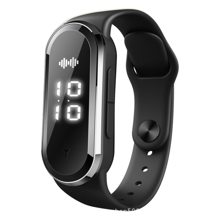 M21  Ultrasonic Mosquito Repellent Bracelet with Step Counter & Clock & Temperature Function(Black)