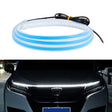 Car LED Streamer Decorative Hood Atmosphere Lights, Style: Monochrome White Light(1.5m) - Decorative Lights by PMC TechLife | Online Shopping South Africa | PMC TechLife | Buy Now Pay Later Mobicred