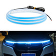 Car LED Streamer Decorative Hood Atmosphere Lights, Style: Monochrome Ice Blue Light(1.8m) - Decorative Lights by PMC TechLife | Online Shopping South Africa | PMC TechLife | Buy Now Pay Later Mobicred