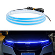 Car LED Streamer Decorative Hood Atmosphere Lights, Style: Monochrome Blue Light(1.5m) - Decorative Lights by PMC TechLife | Online Shopping South Africa | PMC TechLife | Buy Now Pay Later Mobicred
