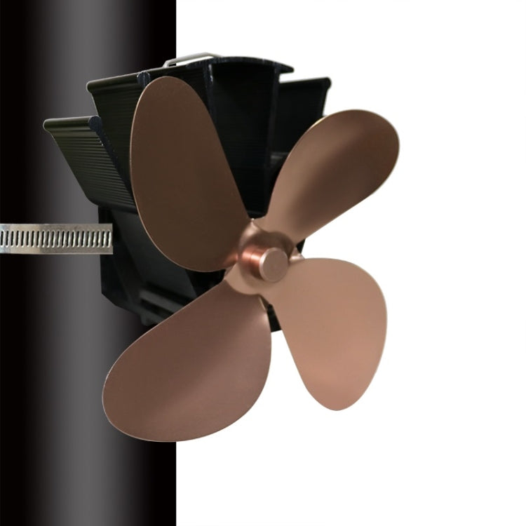 YL603 Thermodynamic Magnetless Wall Mounted Fireplace Fan(Bronze)