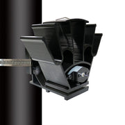 YL603 Thermodynamic Magnetless Wall Mounted Fireplace Fan(Rose Red)