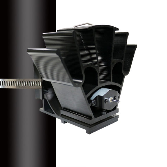 YL603 Thermodynamic Magnetless Wall Mounted Fireplace Fan(Rose Red)
