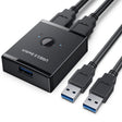 T25 2 In 1 USB3.0 Bidirectional Switch Printer Sharer Splitter(Black) - USB 3.0 HUB by PMC TechLife | Online Shopping South Africa | PMC TechLife | Buy Now Pay Later Mobicred