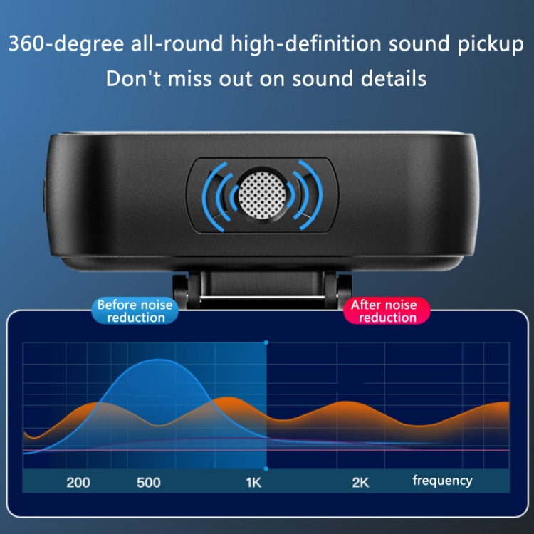 Outdoor Short Video Shooting Noise Reduction Radio Lavalier Microphone With Bluetooth