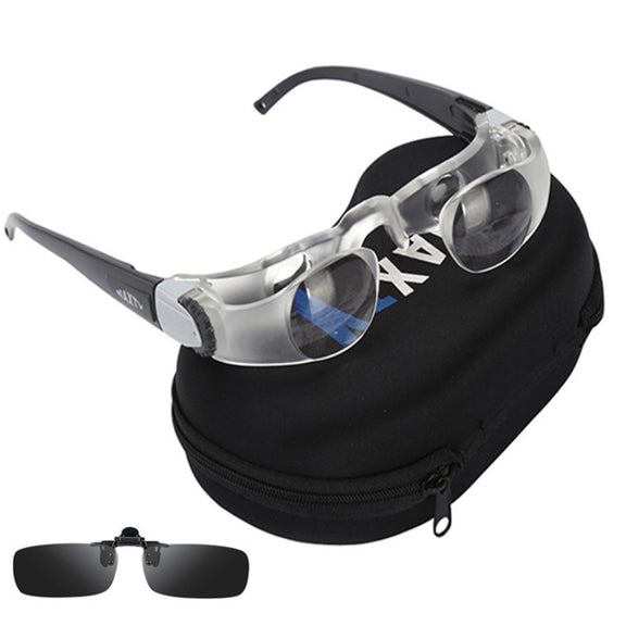 Fishing Telescope Adjustable Focus Telescope,Style: Myopia+ Gray Clip