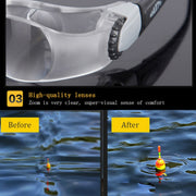 Fishing Telescope Adjustable Focus Telescope,Style: Myopia+Yellow+Gray Clip