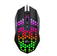 FMOUSE  X801 8 Keys 1600DPI Hollow Luminous Gaming  Office Mouse,Style: Black Wired - Wireless Mice by FMOUSE | Online Shopping South Africa | PMC TechLife | Buy Now Pay Later Mobicred