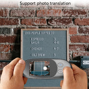 Travel Simultaneous Translator Scanning Recording Intelligent Voice Translator(White)