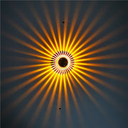 LED Aluminum Aisle Light Sunflower Corridor Lamp Decorative Light, Power source: Visible Installation 3W(Yellow)