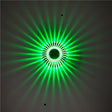 LED Aluminum Aisle Light Sunflower Corridor Lamp Decorative Light, Power source: Visible Installation 3W(Green) - Novelty Lighting by PMC TechLife | Online Shopping South Africa | PMC TechLife | Buy Now Pay Later Mobicred