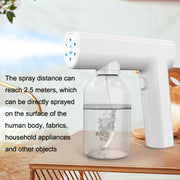 R2 Handheld Portable Blue Light Nano Spray Sterilizer(Black)