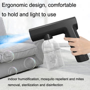 R2 Handheld Portable Blue Light Nano Spray Sterilizer(Black)
