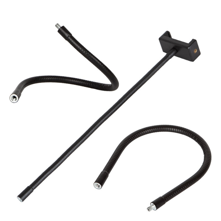 40cm Live Broadcast Bracket Extension Hose Tripod Accessories,Style: Hose+PTZ+Rotatable Phone Clip