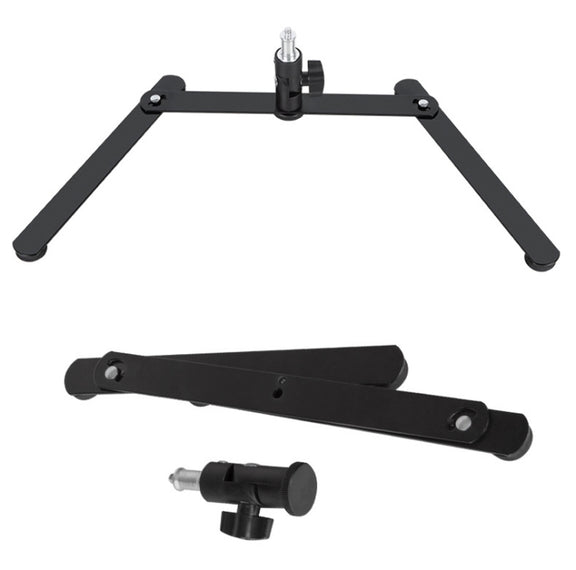 360 Degree Adjustable Metal Overhead Base Desktop Phone Holder,Style: Base+PTZ+Phone Clip